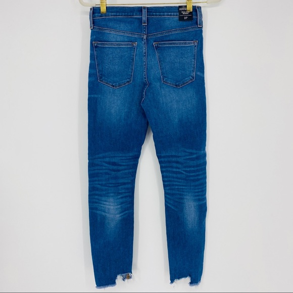 NWT NEW J. Crew High Rise Stretch Skinny Ankle Jean Medium Wash Size 27 - Picture 4 of 9